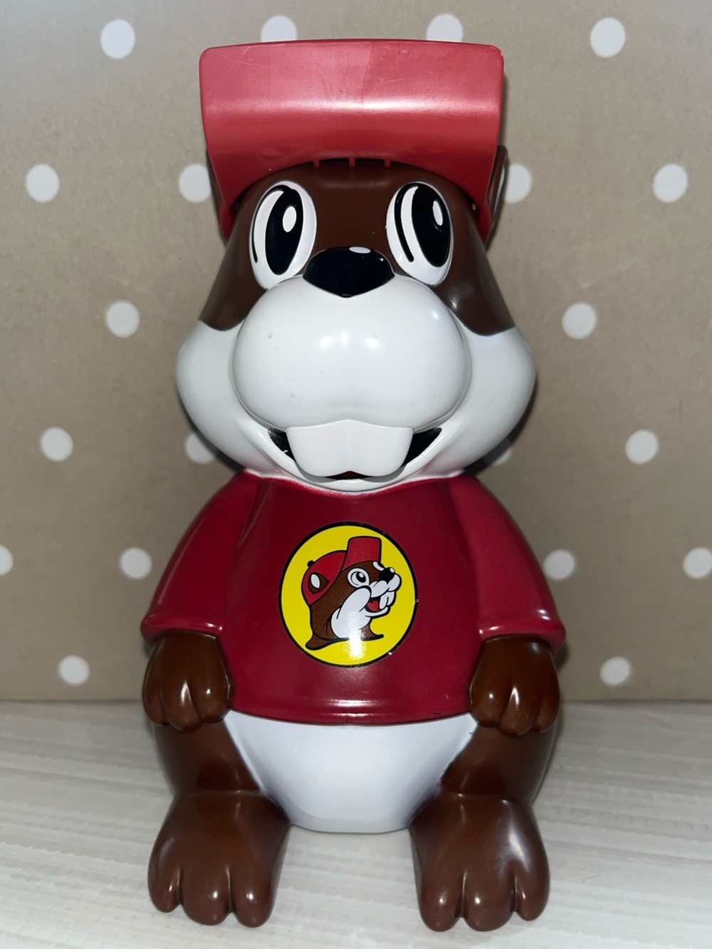 Bucees Plastic Beaver Souvenir Cup No Straw